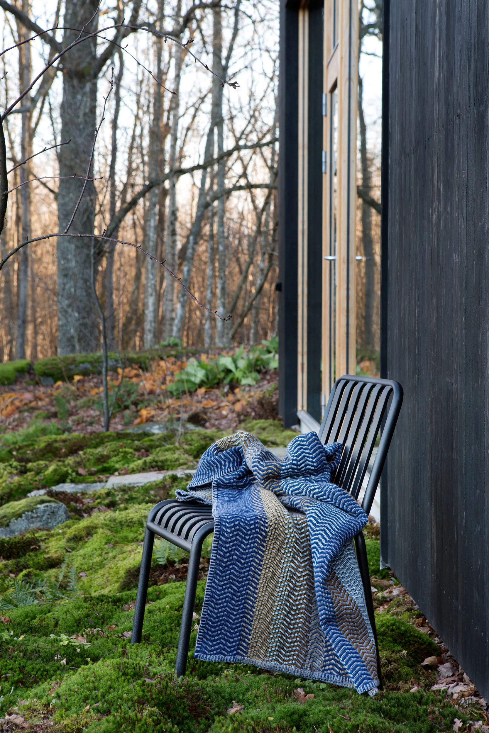 Fri blanket 150x200 cm, November view Røros Tweed