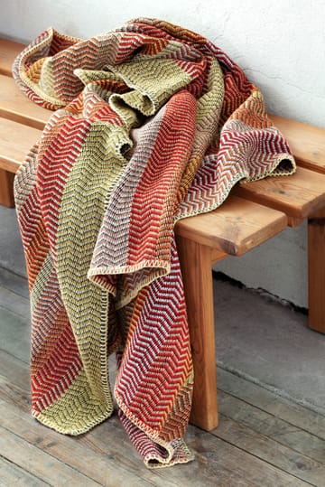 Fri blanket 150x200 cm - Summer red - Røros Tweed