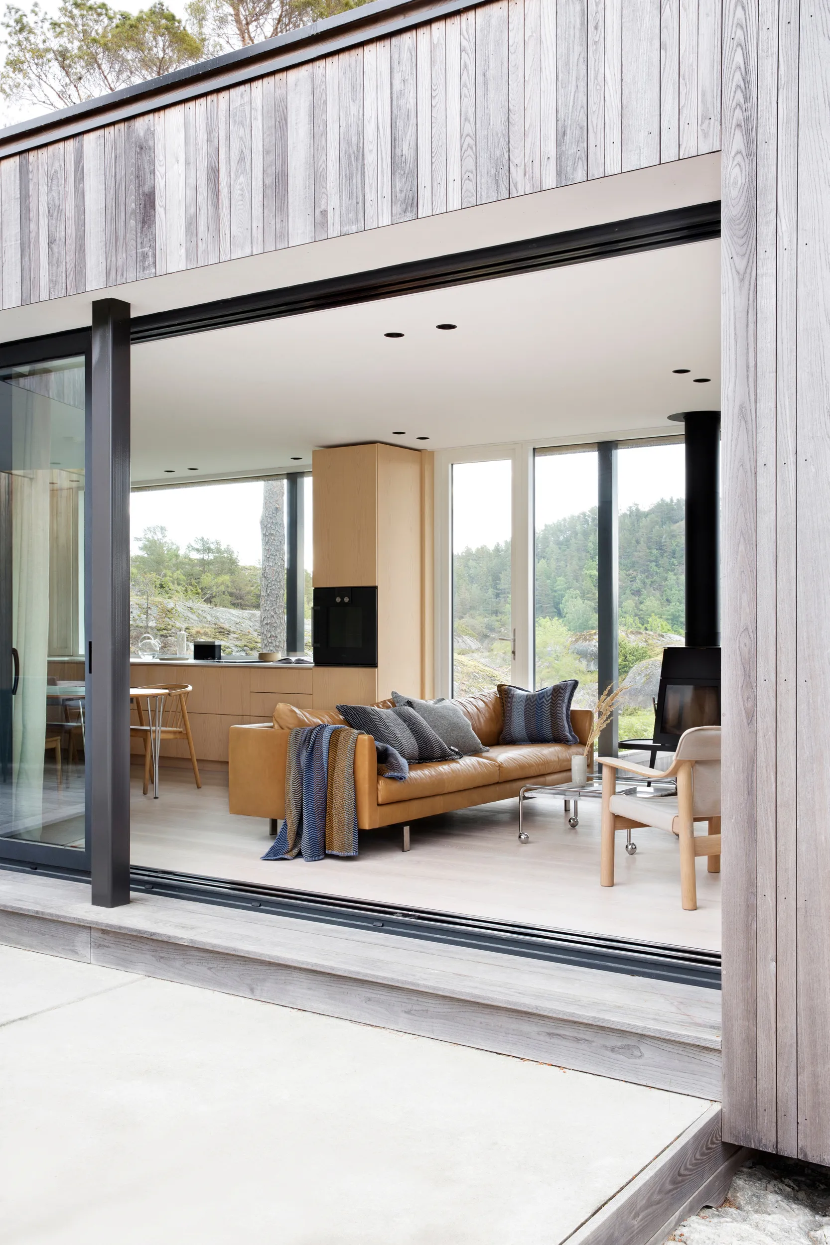 Fri cushion 60x60 cm, Gray day Røros Tweed