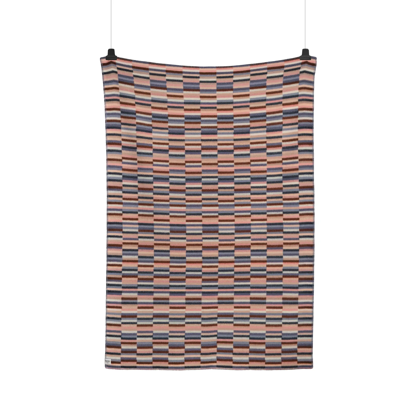 Ida blanket 135x200 cm, Pink blue Røros Tweed