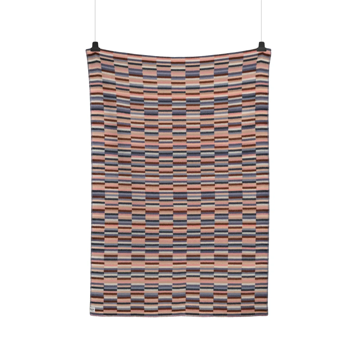 Roros Tweed Ida blanket 135x200 cm Pink blue | Scandinavian Design | Wool blankets & throws | Multi
