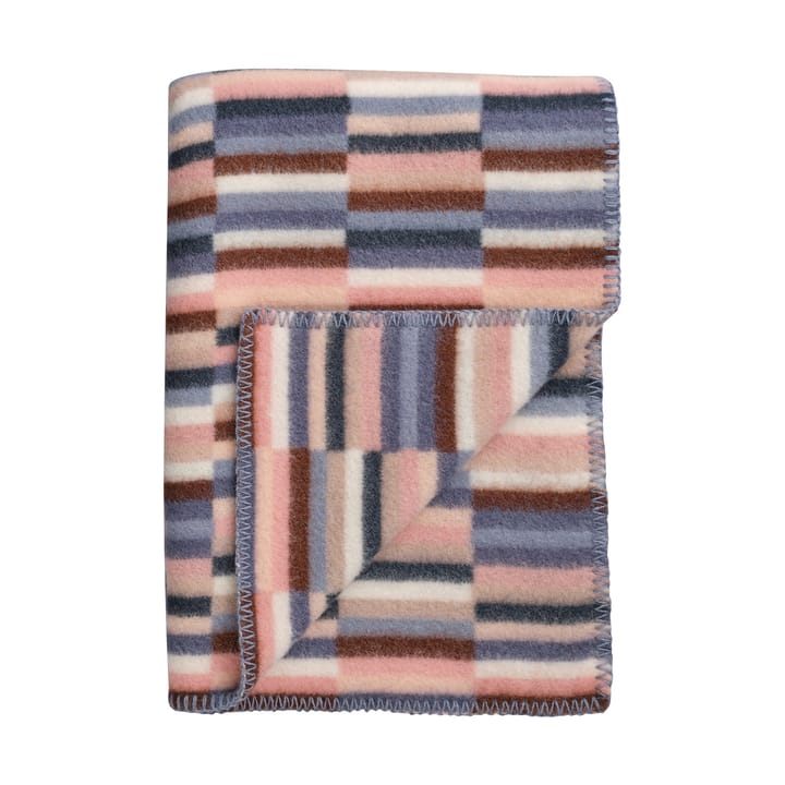 Ida blanket 135x200 cm - Pink blue - Røros Tweed