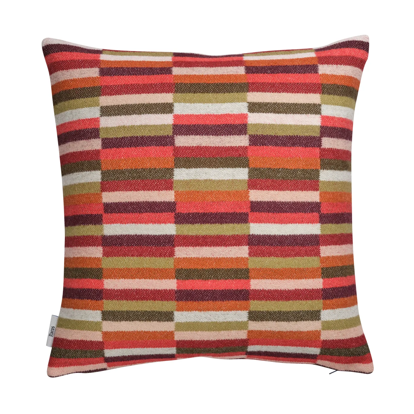 Ida cushion 50x50 cm, Red shades Røros Tweed