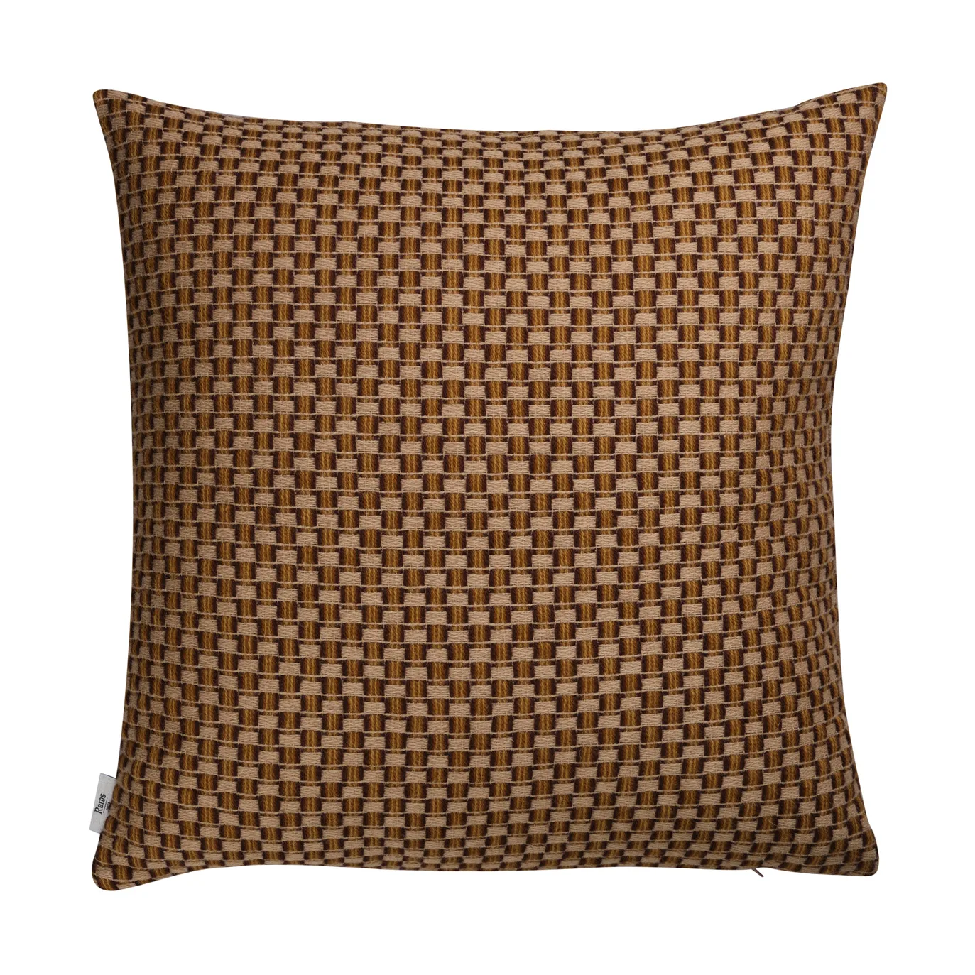 Isak cushion 60x60 cm, Chestnut Røros Tweed