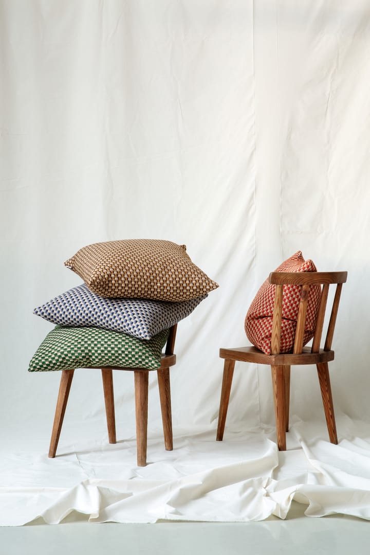 Isak cushion 60x60 cm - Meadow - Røros Tweed