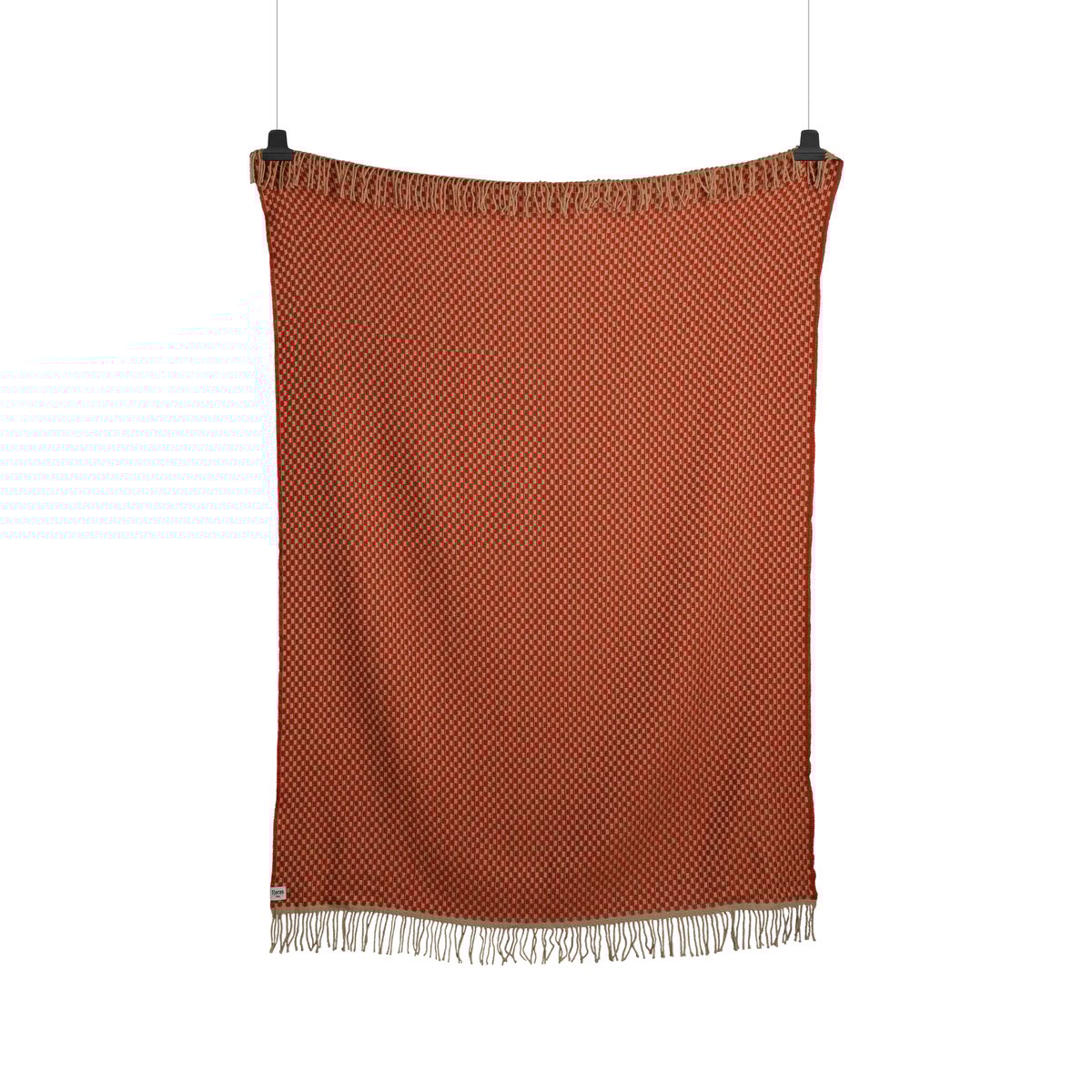 Roros Tweed Isak throw 150x210 cm Red sumac | Scandinavian Design | Wool blankets & throws | Red