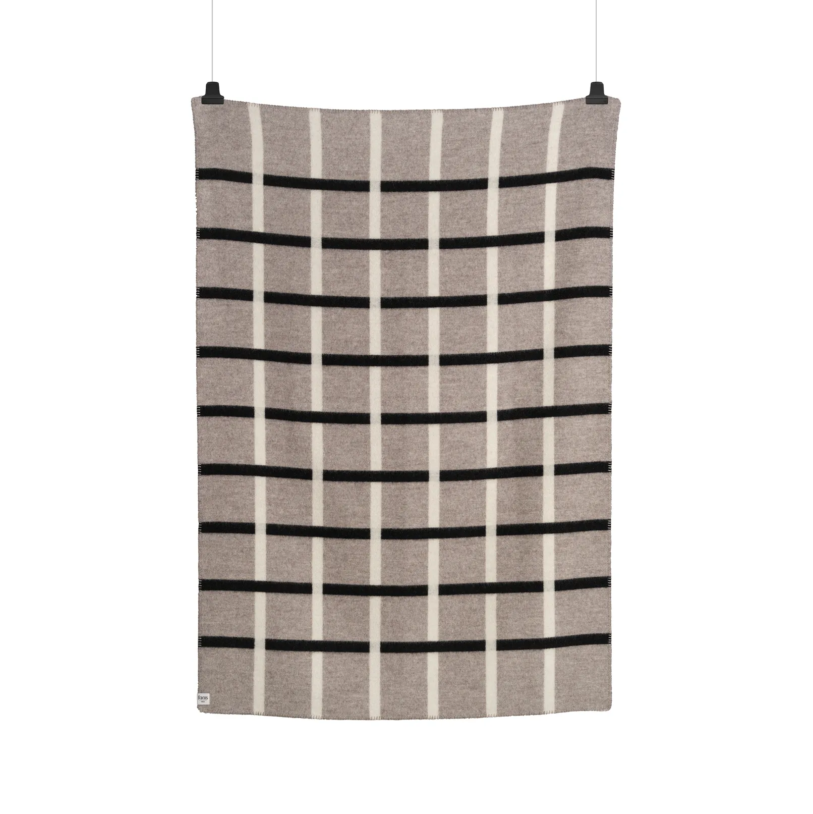Knut blanket 135x200 cm, Dove grey Røros Tweed