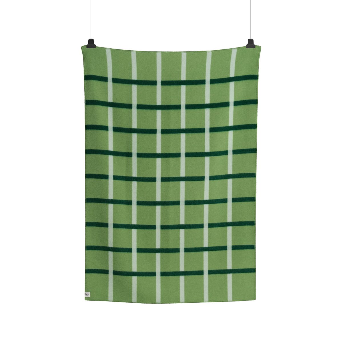 Røros Tweed Knut blanket 135x200 cm Field green | Scandinavian Design | Wool blankets & throws | Green