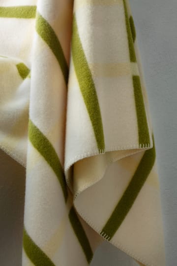 Knut blanket 135x200 cm - Lime - Røros Tweed