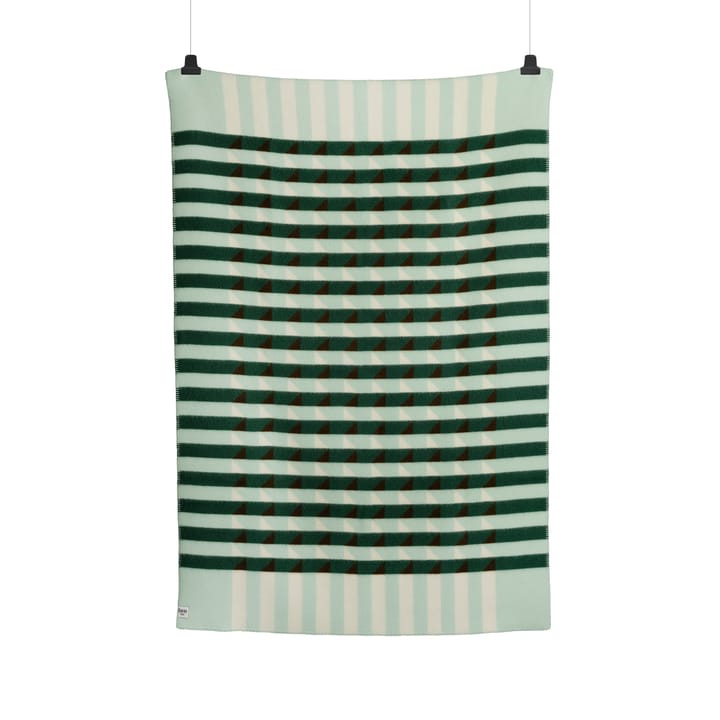 Kvam blanket 135x200 cm - Green - Røros Tweed