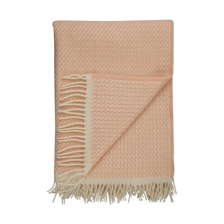 Mello throw 150x210 cm - Powder pink - Røros Tweed