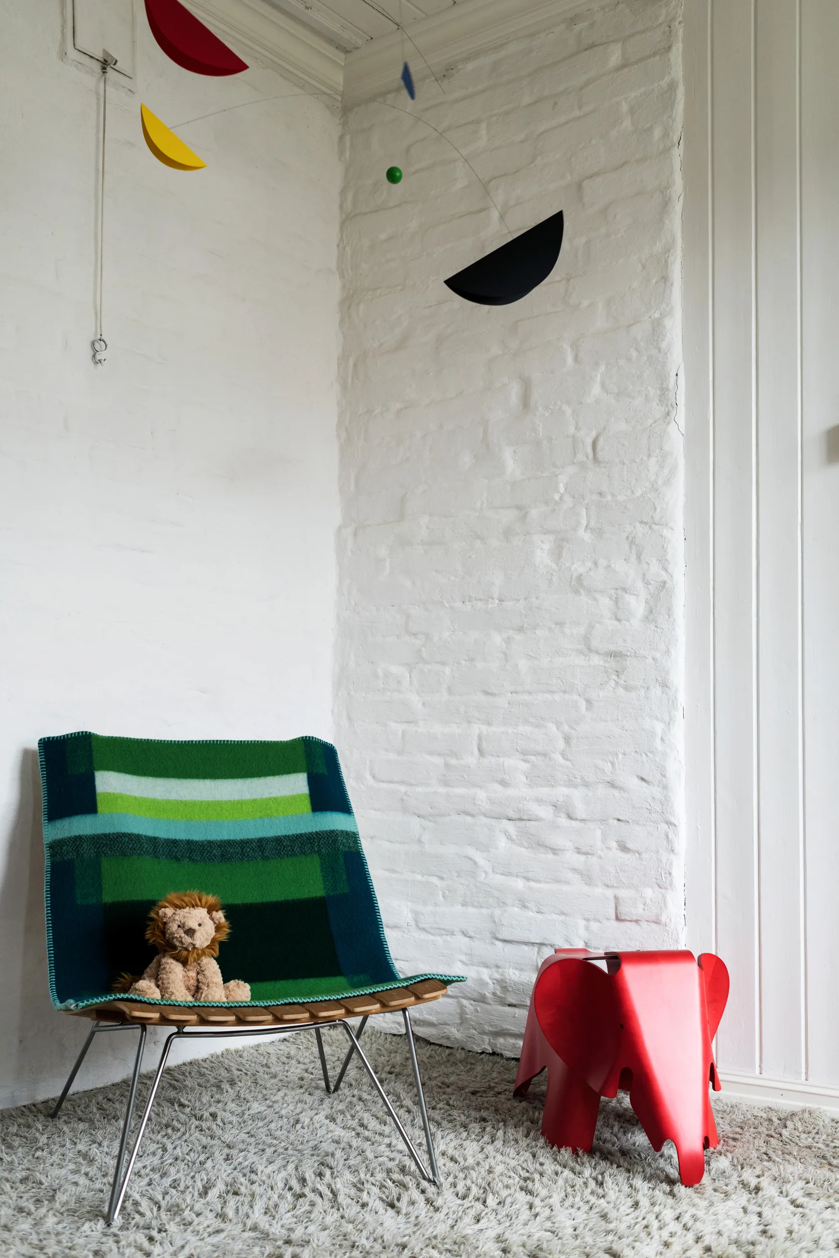 Mikkel blanket 135x200 cm, Green Røros Tweed