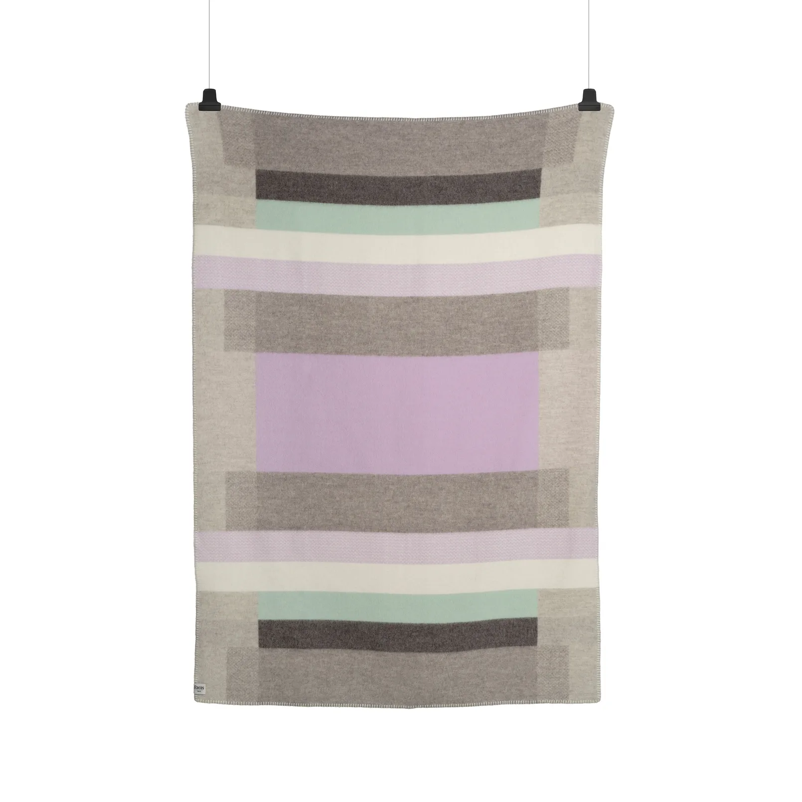 Mikkel blanket 135x200 cm, Grey Røros Tweed