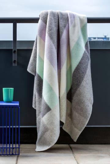 Mikkel blanket 135x200 cm - Grey - Røros Tweed