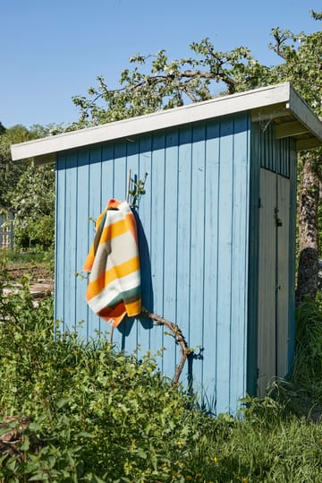 Mikkel blanket 135x200 cm - Orange - Røros Tweed