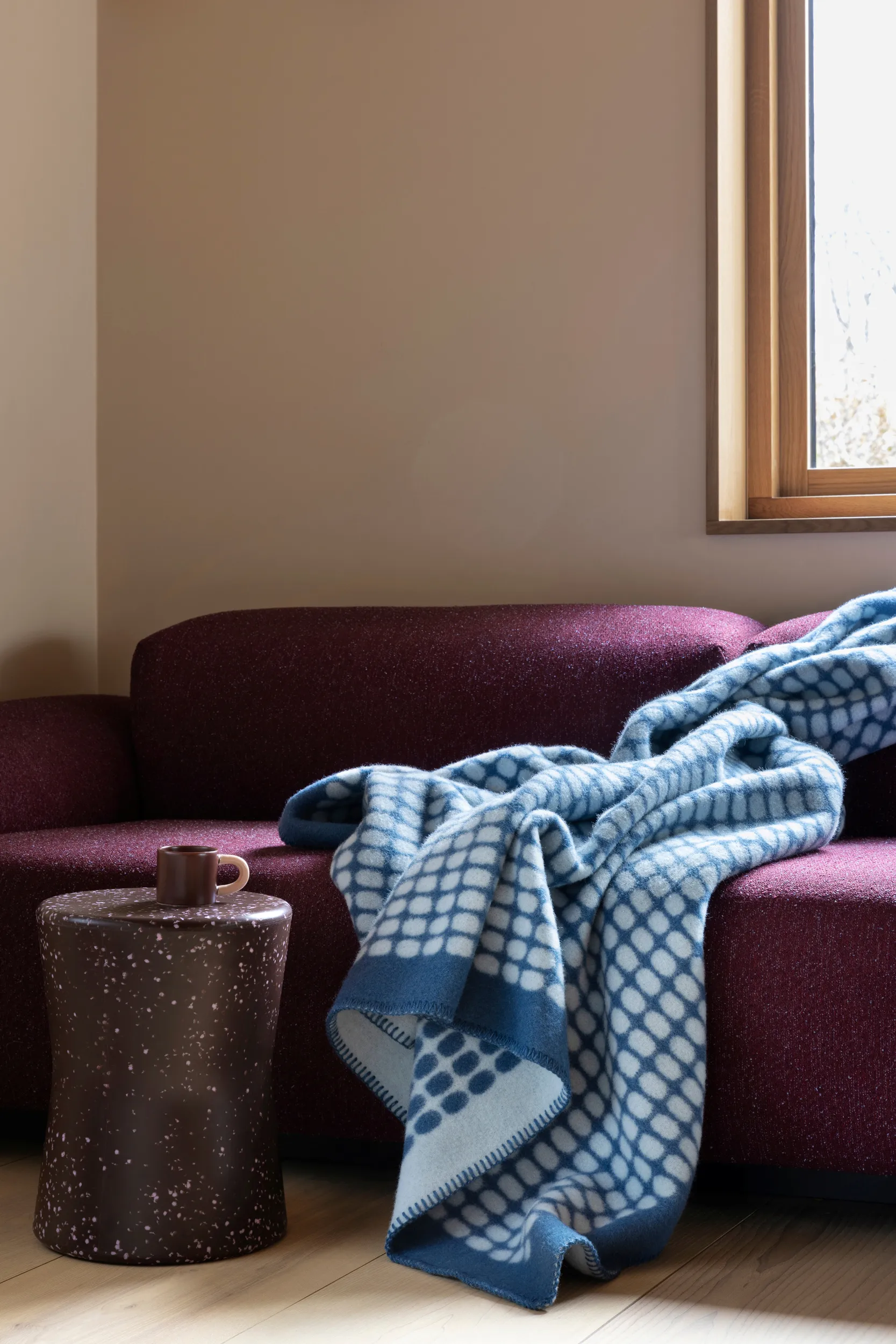 Palette blanket 135x200 cm, Sea Røros Tweed