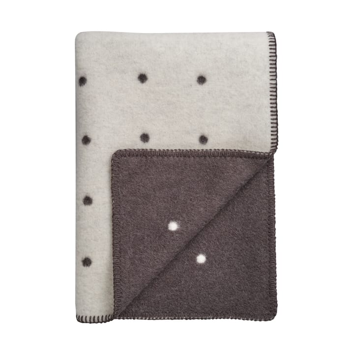 Pastille blanket 135x200 cm - Black and white - Røros Tweed