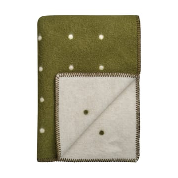 Pastille blanket 135x200 cm - Green moss - Røros Tweed