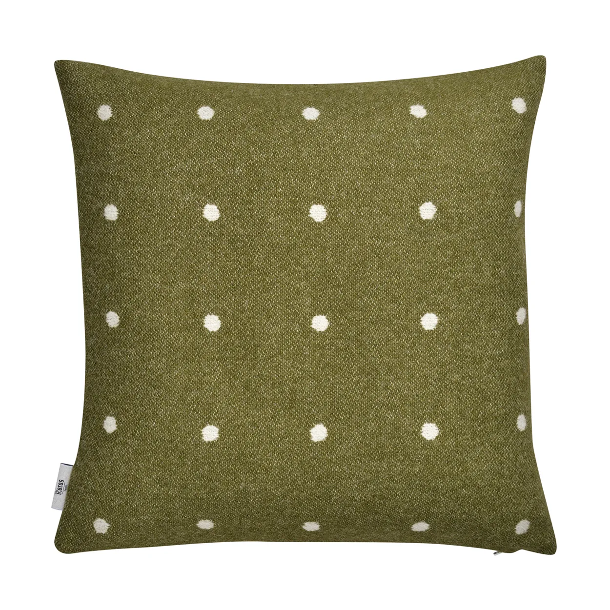 Roros Tweed Pastille cushion 50x50 cm Green moss | Scandinavian Design | Cushions | Green