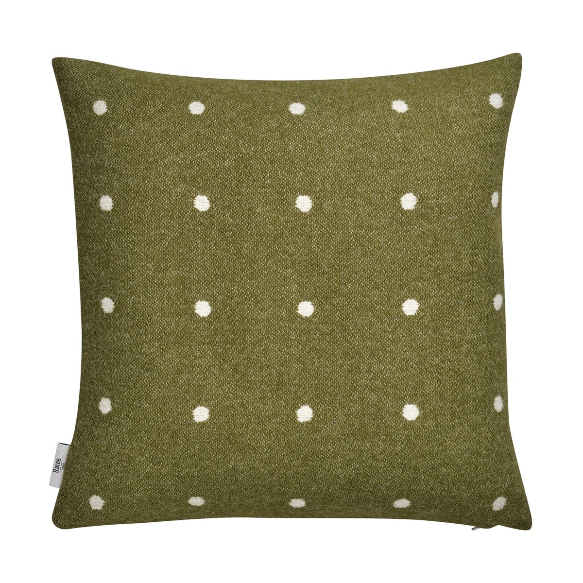 Roros Tweed Pastille cushion 50x50 cm Green moss | Scandinavian Design | Cushions | Green