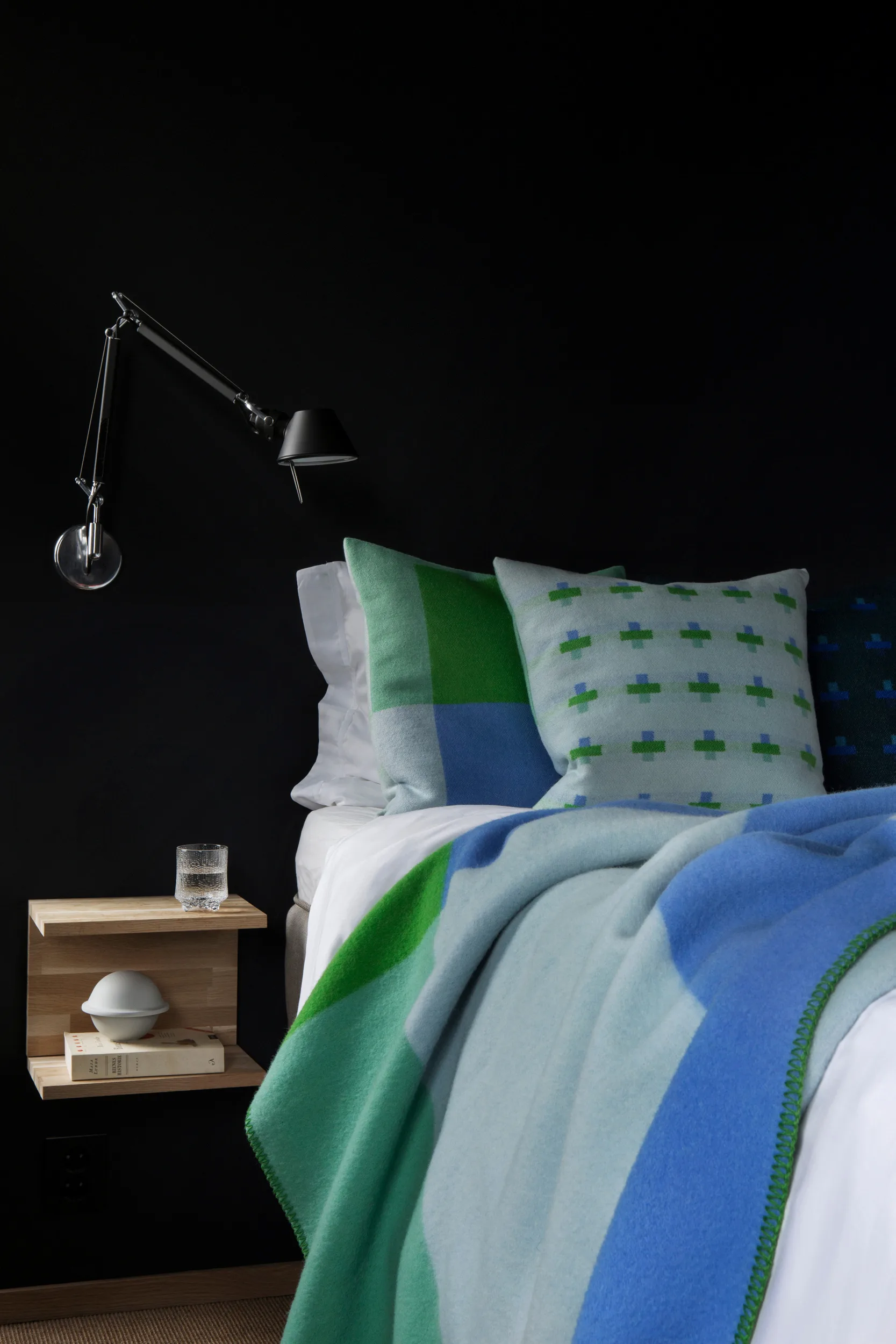 Syndin blanket 135x200 cm, Glacier Røros Tweed