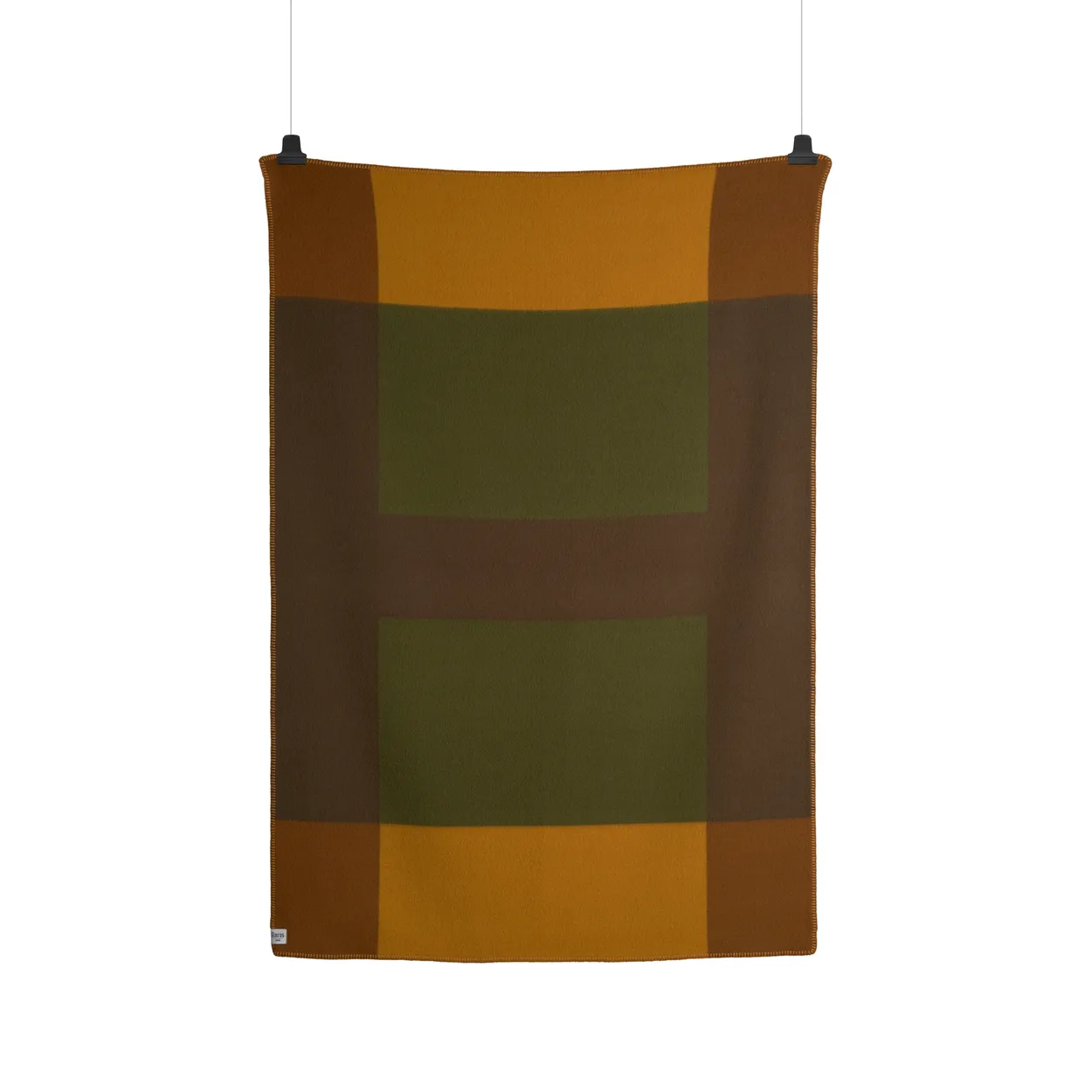 Roros Tweed Syndin blanket 135x200 cm Moorland | Scandinavian Design | Wool blankets & throws | Green