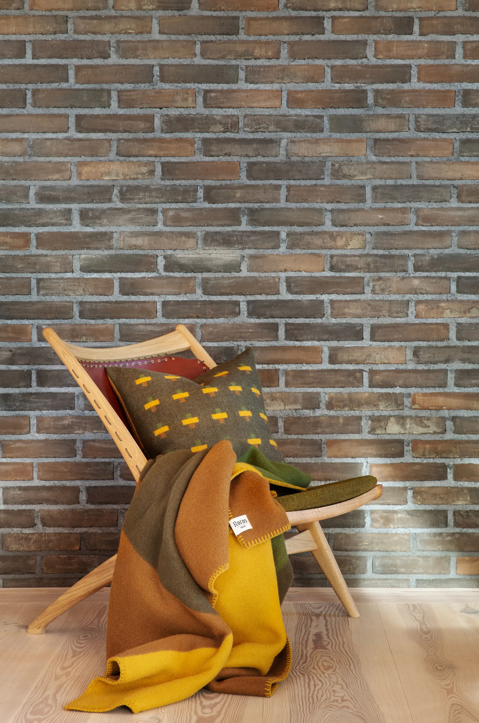 Syndin cushion 50x50 cm, Moorland Røros Tweed