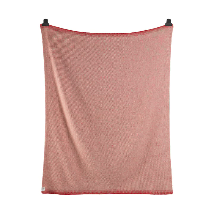 Una blanket 150x200 cm - Light red - Røros Tweed