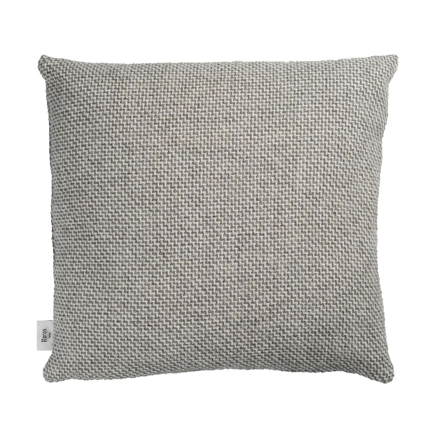 Una cushion 50x50 cm, Grey Røros Tweed