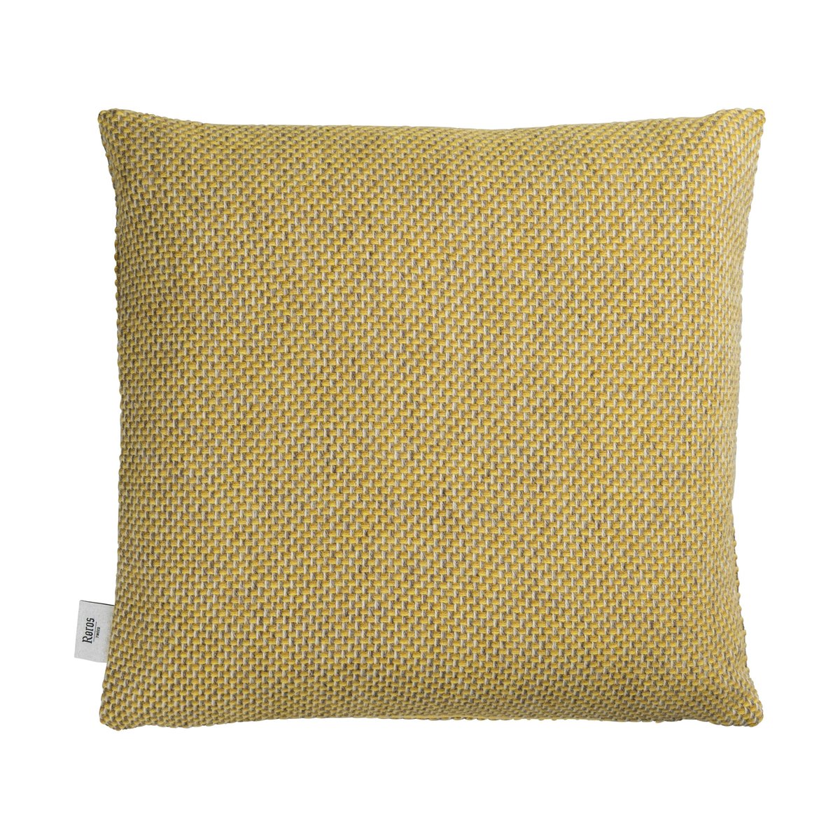 Roros Tweed Una cushion 50x50 cm Ochre | Scandinavian Design | Cushions | Yellow