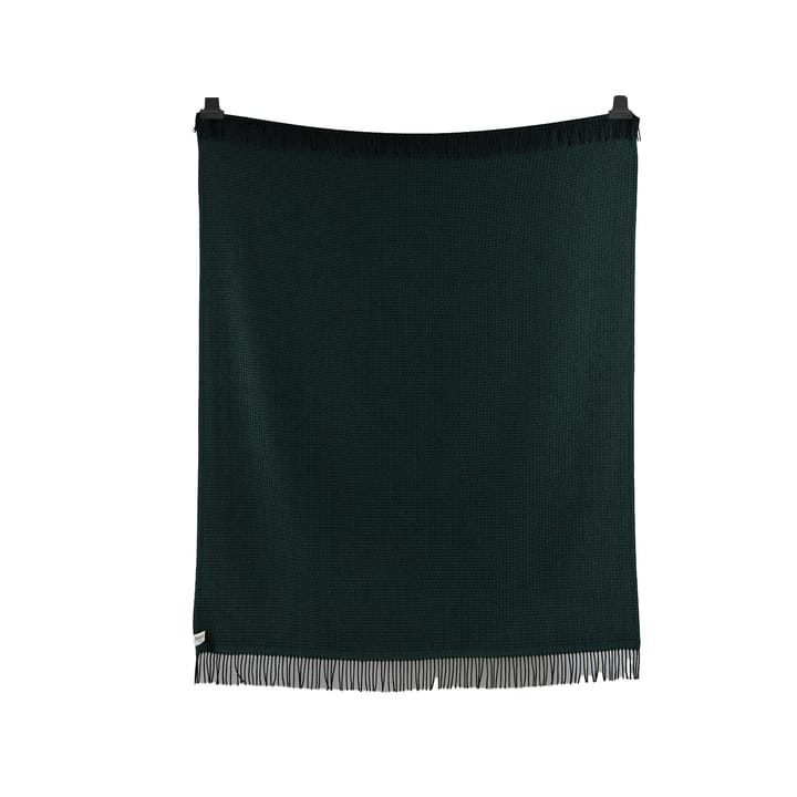 Vega throw 150x210 cm - Dark green - Røros Tweed