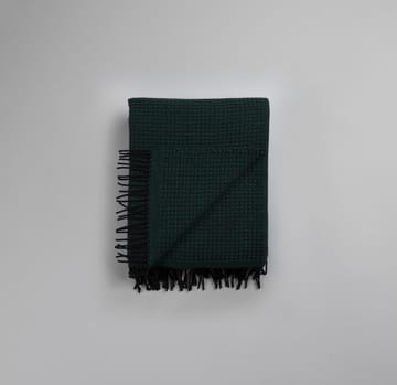 Vega throw 150x210 cm - Dark green - Røros Tweed