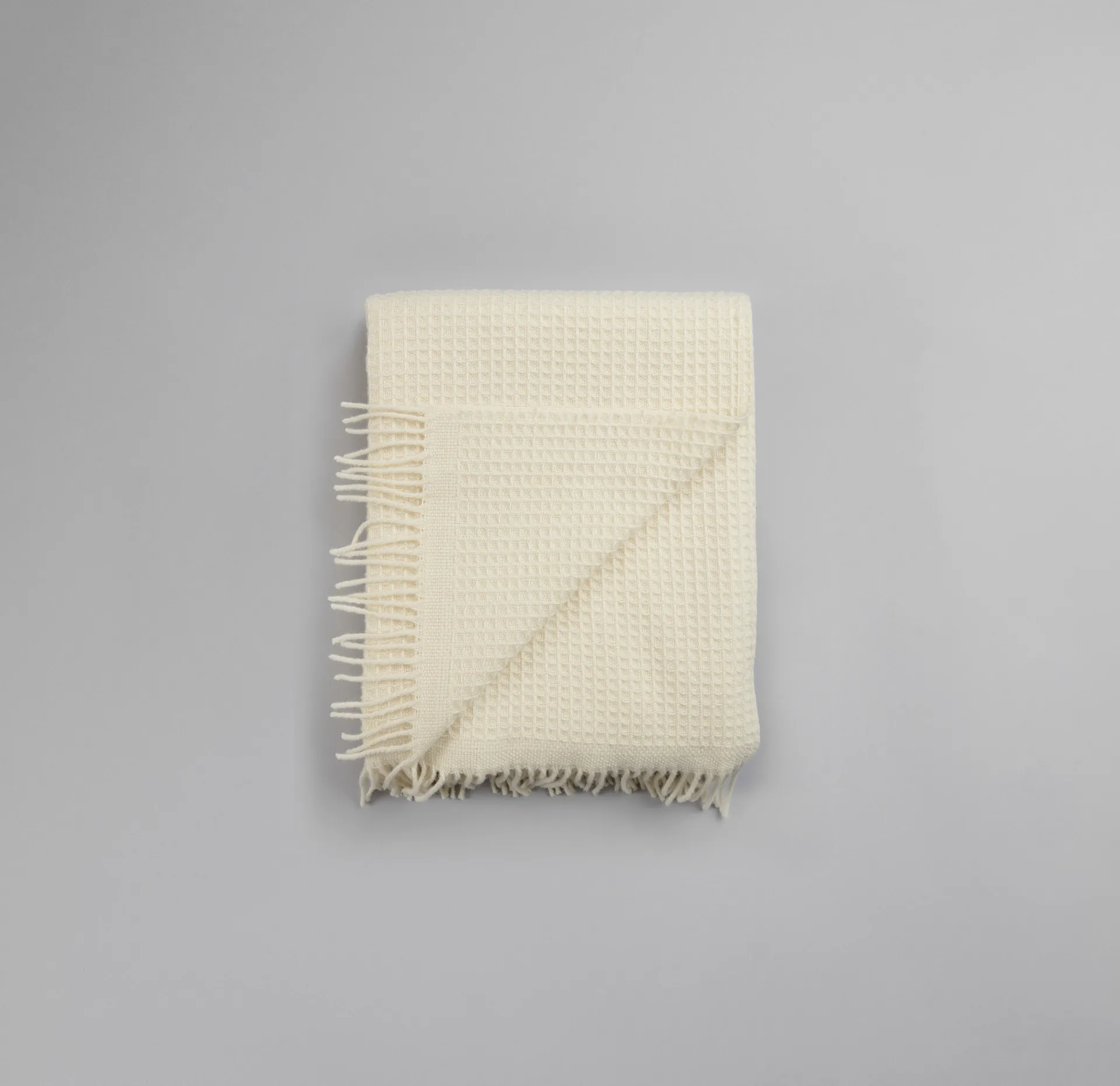 Vega throw 150x210 cm, Natural Røros Tweed