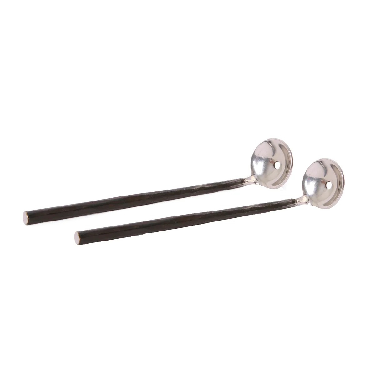 orskov Lava olive spoon 2 pieces Stainless steel | Scandinavian Design | Serving utensils | Black