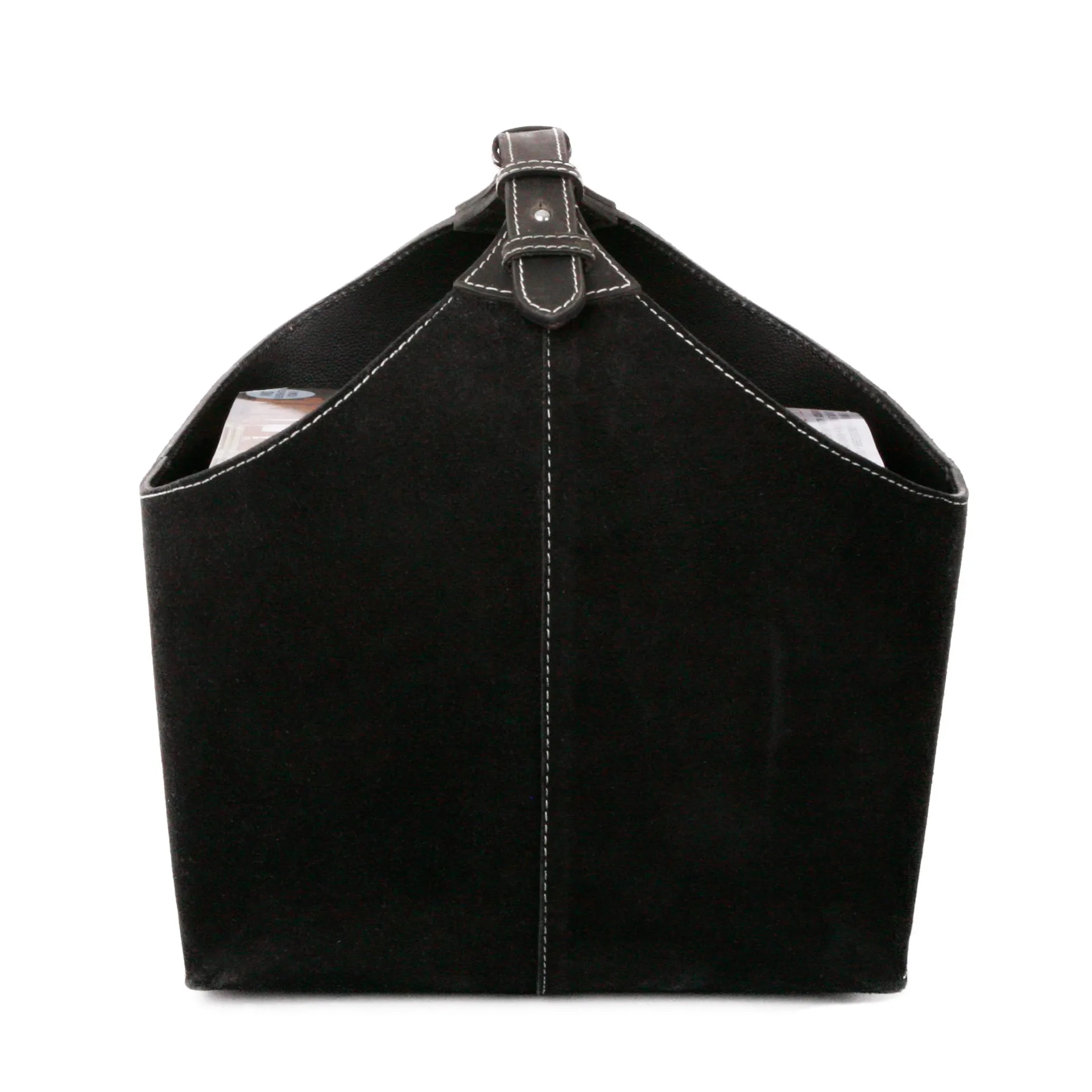 Ørskov newspaper bag suede, black Ørskov