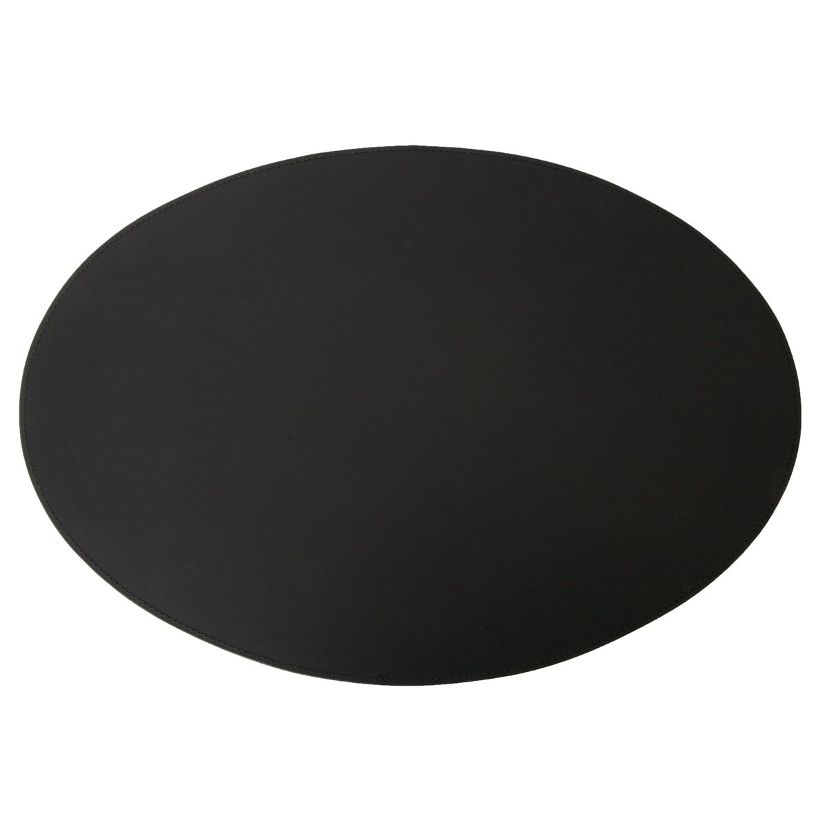 orskov placemat leather oval 47x34 cm Black | Scandinavian Design | Placemats | Black