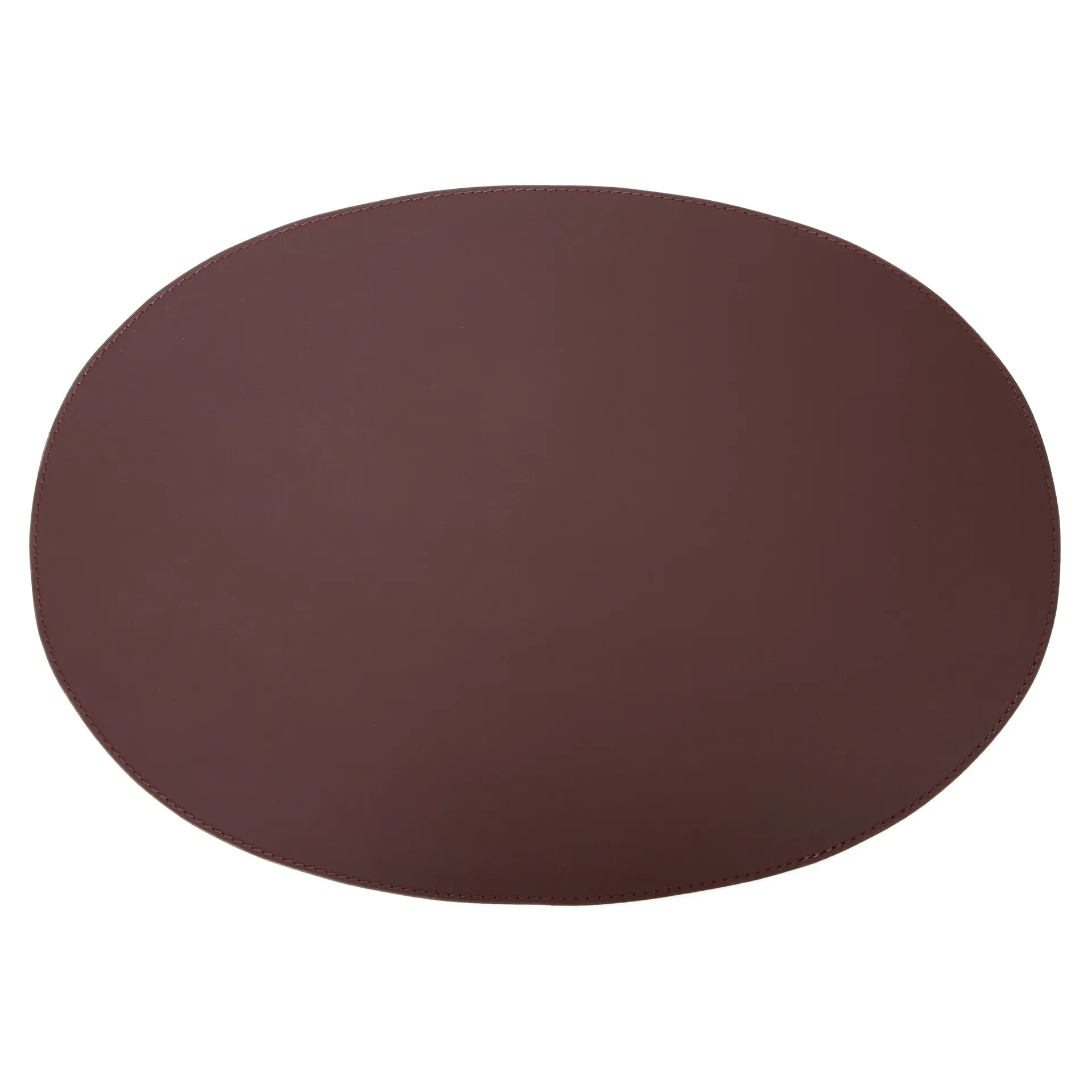 Ørskov placemat leather oval 47x34 cm, brown Ørskov