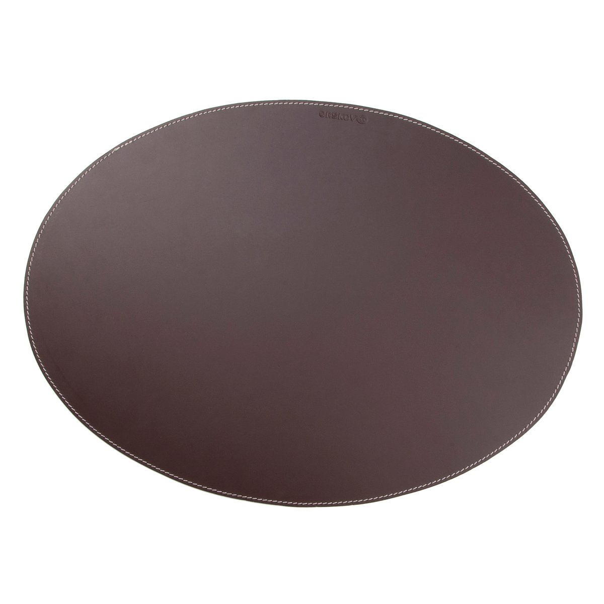 orskov placemat leather oval brown | Scandinavian Design | Placemats | Brown