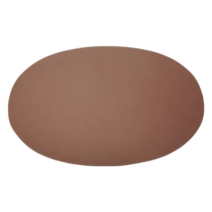 Ørskov placemat leather oval - cognac - Ørskov