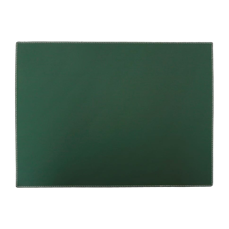 orskov placemat leather square dark green | Scandinavian Design | Placemats | Green