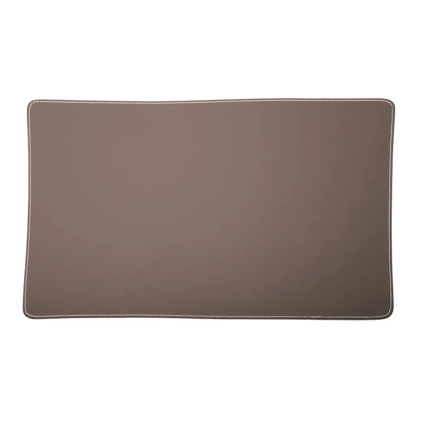 orskov placemat leather square dark grey | Scandinavian Design | Placemats | Grey