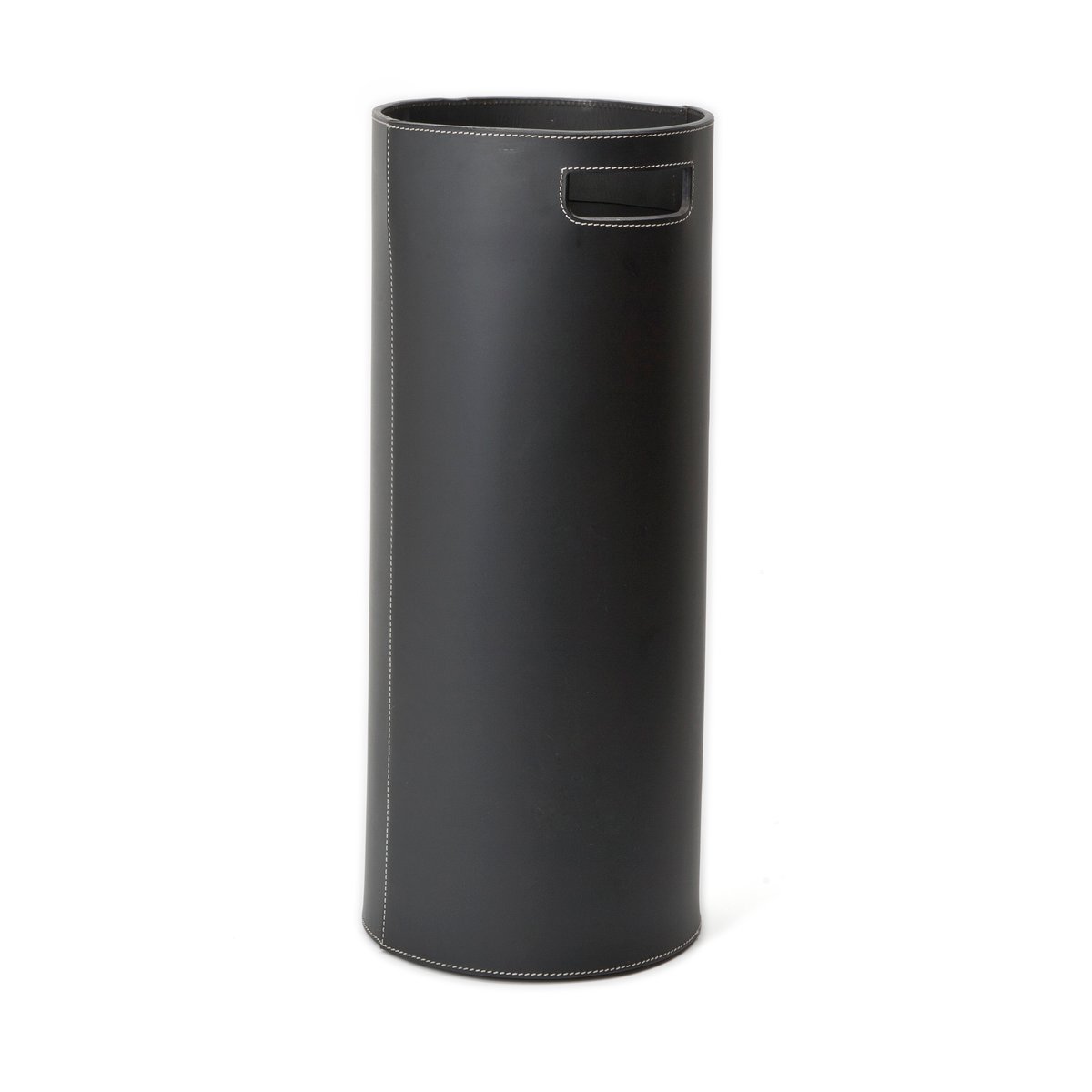 orskov umberella stand black with white stitching | Scandinavian Design | Umbrella stands | Black
