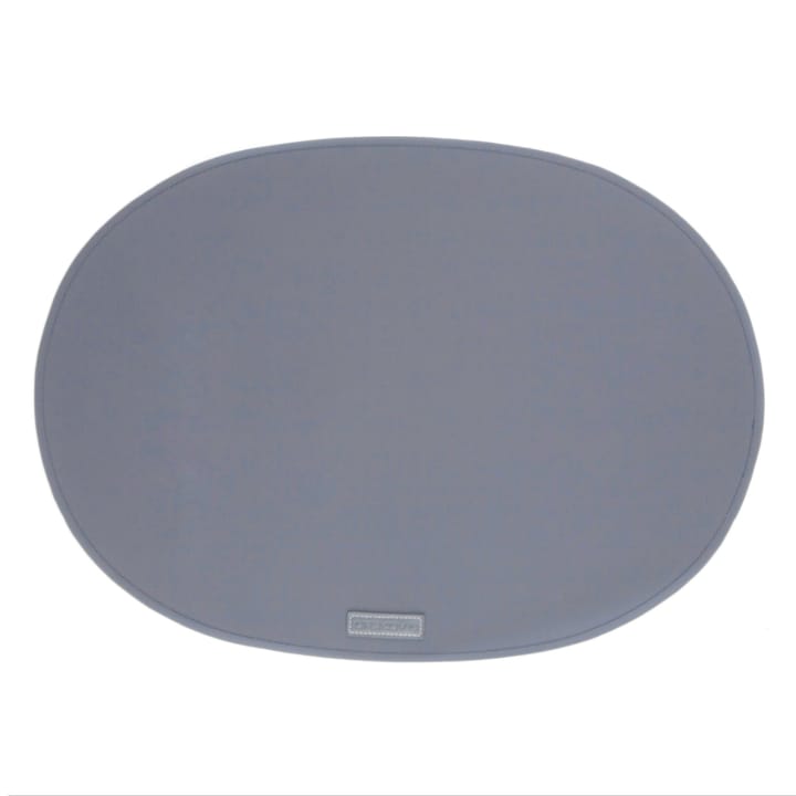 Rubber place mate oval, antique grey Ørskov