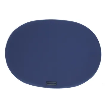 Rubber place mate oval - navy blue - Ørskov
