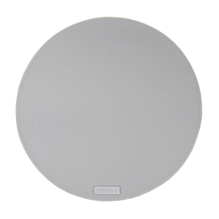 Rubber placemat round - light grey - Ørskov