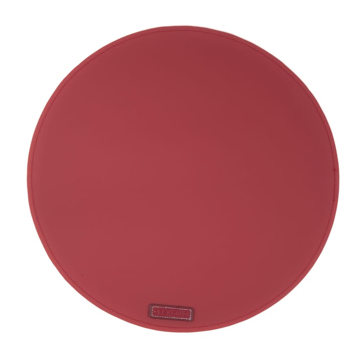 Rubber placemat round, red Ørskov