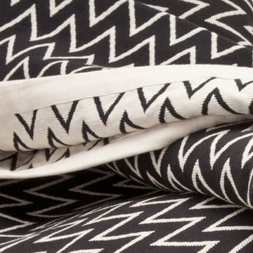 Zigzag bedspread black - 260x260 cm - Ørskov