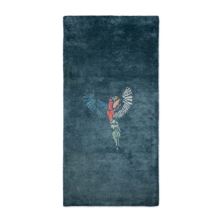 Bamboo Silk Jungle rug  65x135 cm - parrot - Rug Solid