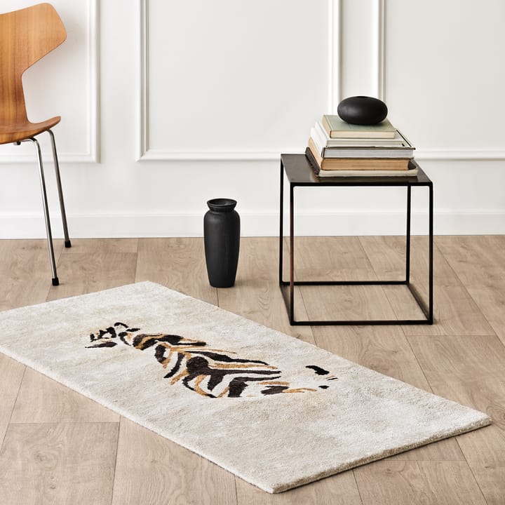 Bamboo Silk Jungle rug  65x135 cm - tiger - Rug Solid