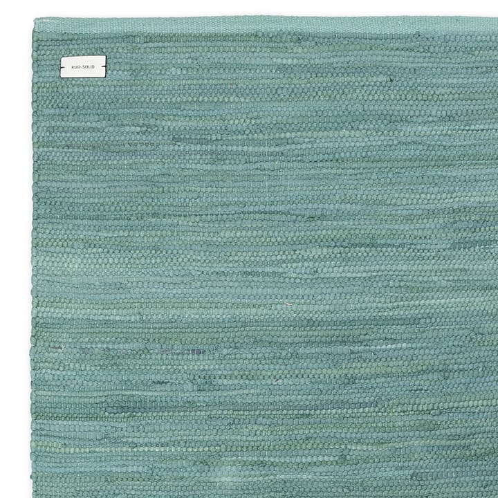 Cotton rug  140x200 cm - dusty jade (mint) - Rug Solid